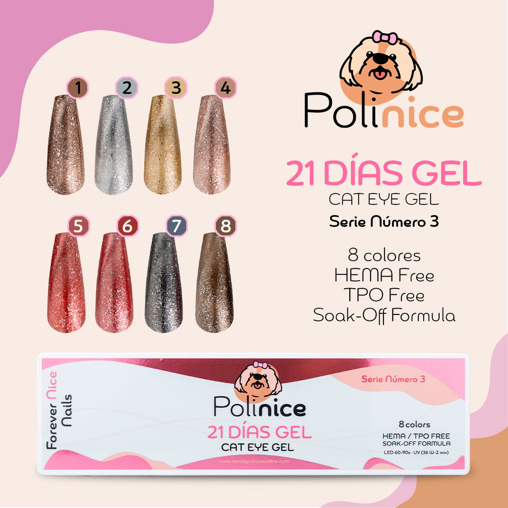 POLINICE 21 DÍAS GEL – CAT EYE GEL ✨