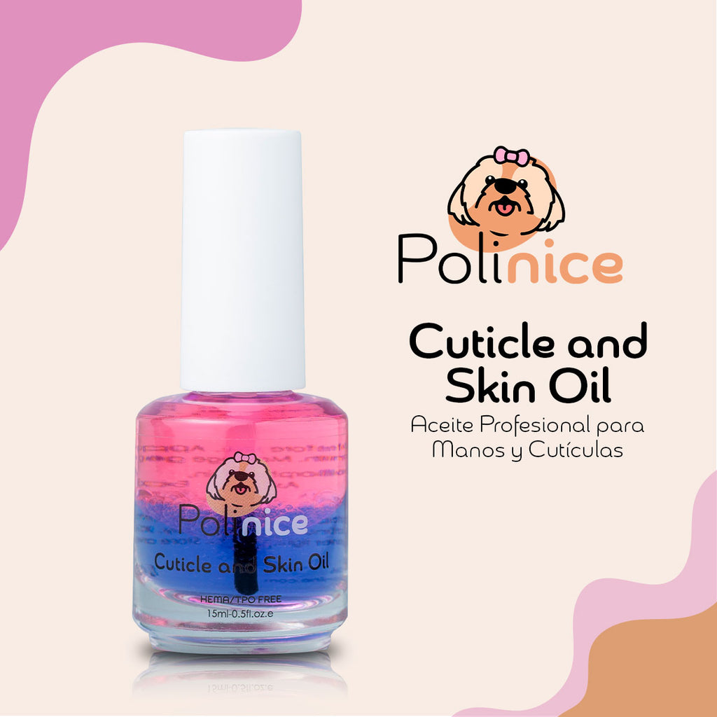 Aceite de cutícula y manos Polinice