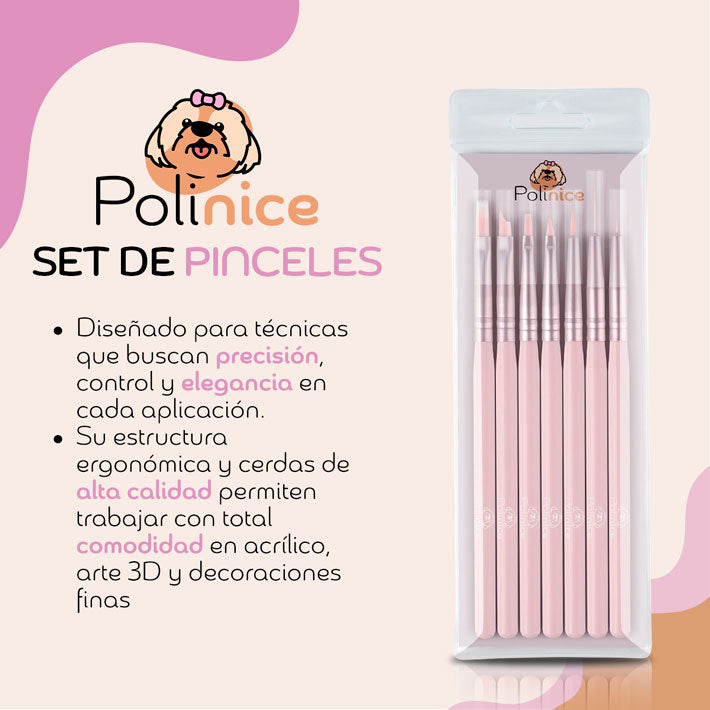 SET DE PINCELES POLINICE