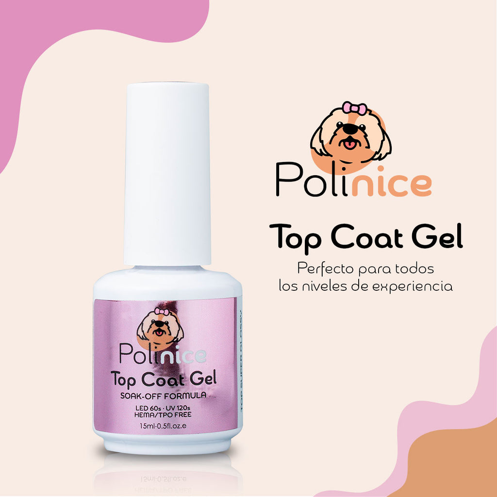 TOP COAT GEL TPO FREE| FINALIZADOR DE ALTO BRILLO PARA GEL DE 21 DÍAS