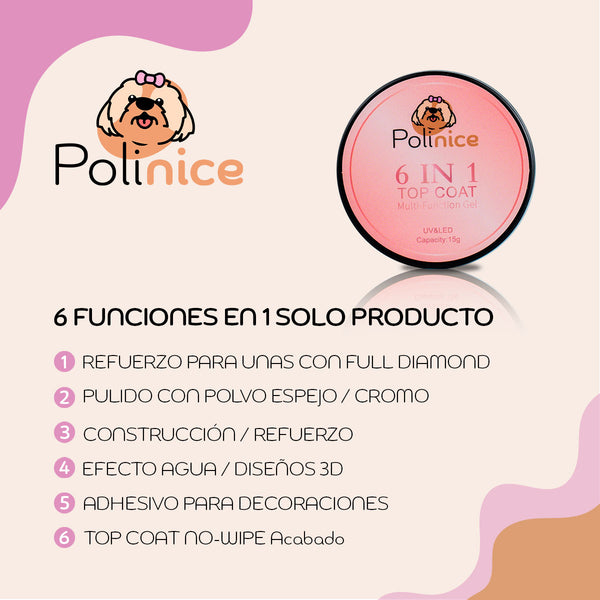 POLINICE 6 EN 1 TPO FREE | UN SOLO GEL GRANDES SOLUCIONES