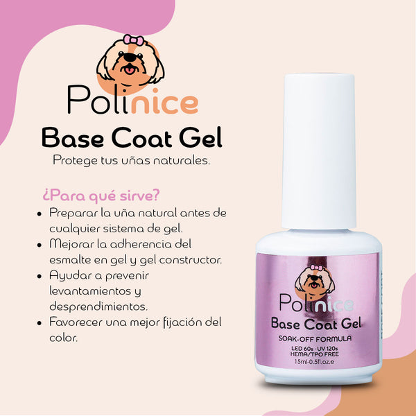 BASE POLINICE PARA ADHERIR GEL TPO FREE | base para gel de 21 dias