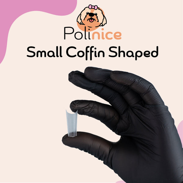 Smart Nail Tip - Small Coffin Shape con Guía de Corte