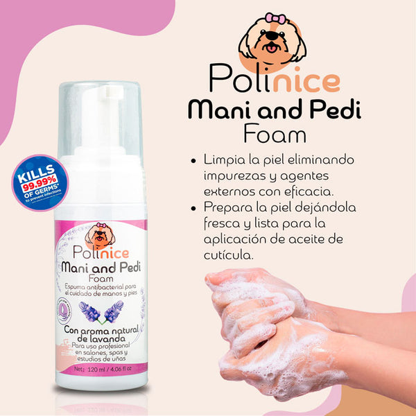 Mani and Pedi Foam - Espuma antibacterial