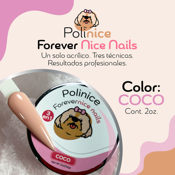 Acrílico POLINICE®️ 3 en 1 | COCO