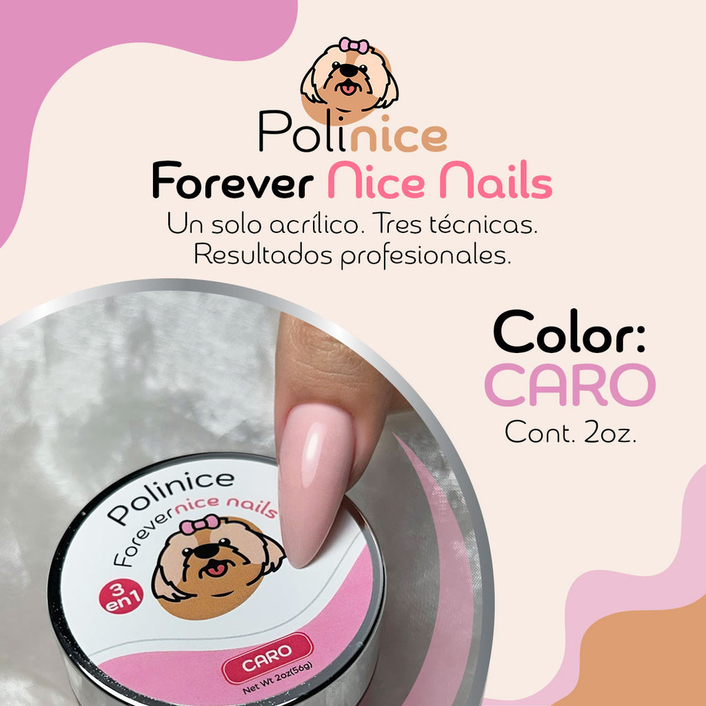 Acrílico POLINICE®️ 3 en 1 | CARO