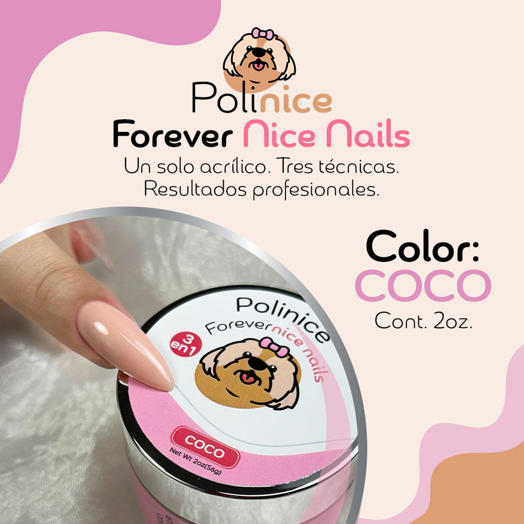 Acrílico POLINICE®️ 3 en 1 | COCO