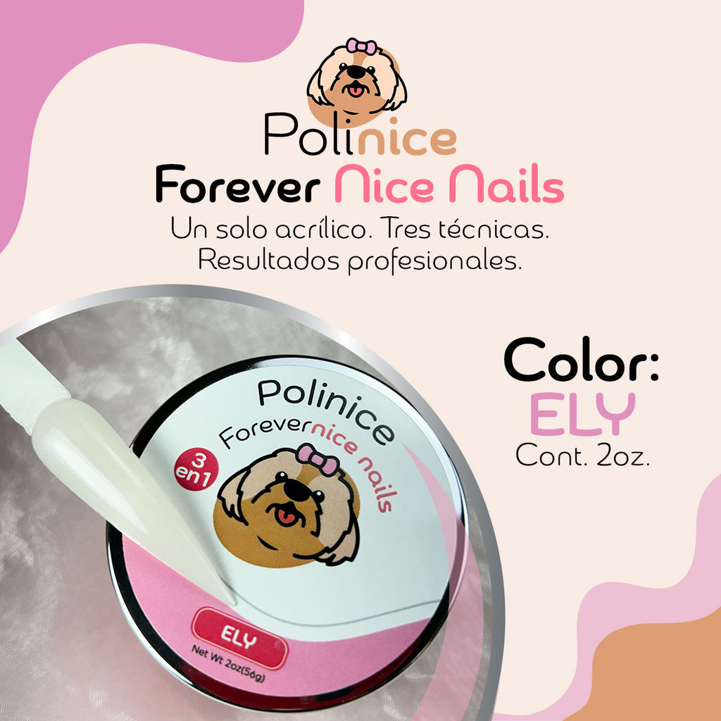 Acrílico POLINICE®️ 3 en 1 | ELY