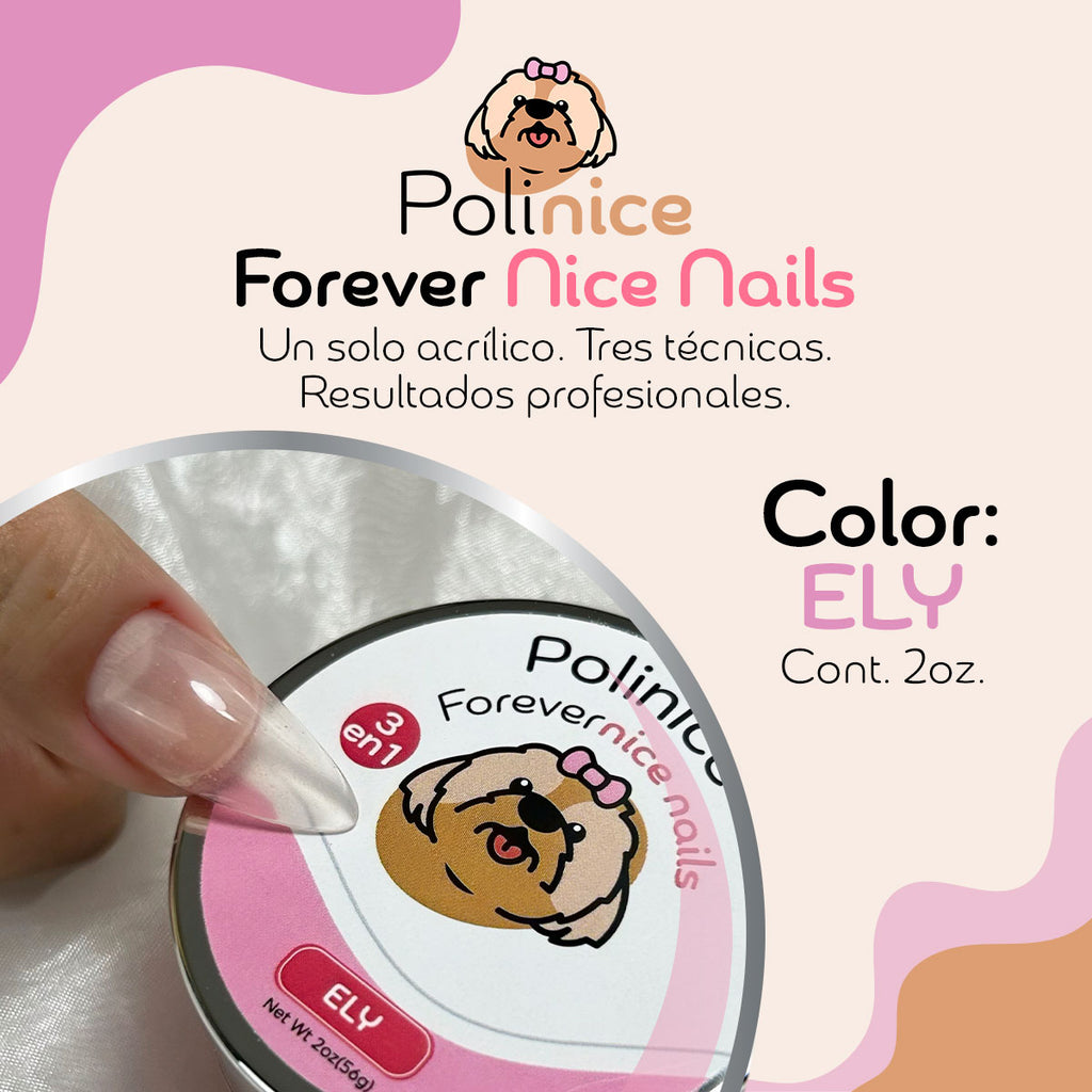 Acrílico POLINICE®️ 3 en 1 | ELY