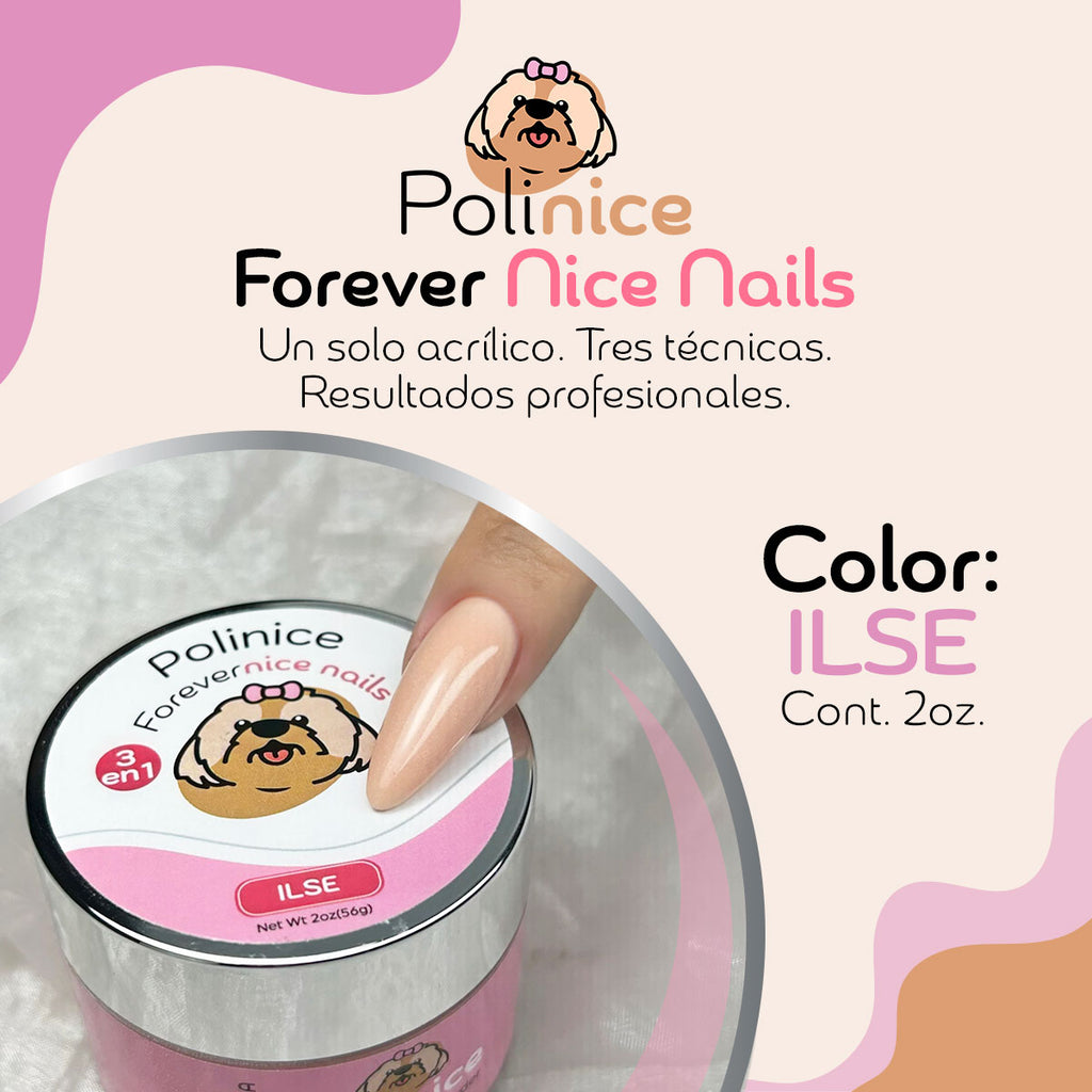 Acrílico POLINICE®️ 3 en 1 |ILSE