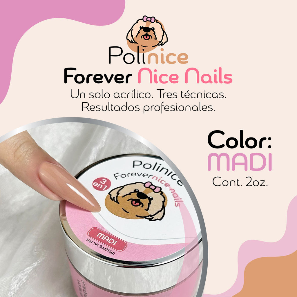 Acrílico POLINICE®️ 3 en 1 | MADI