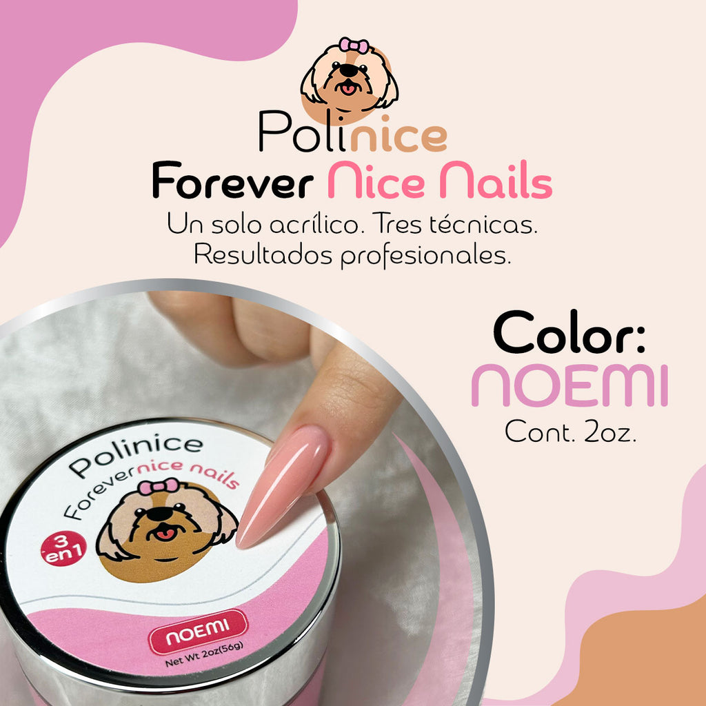 Acrílico POLINICE®️ 3 en 1 | NOEMI