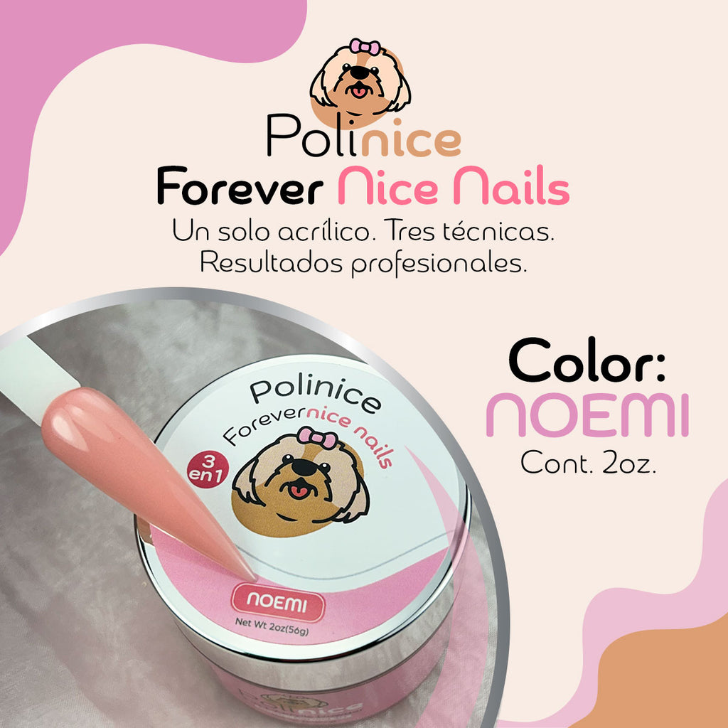 Acrílico POLINICE®️ 3 en 1 | NOEMI