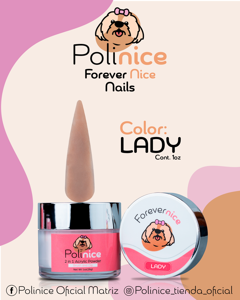 Acrílico 2 en 1 Polinice - Lady